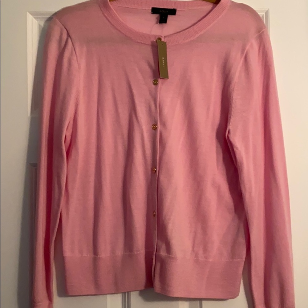 J. Crew Jackie Lightweight Wool Cardigan